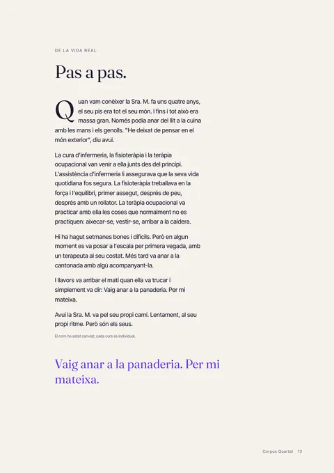 Pàgina 13 de la revista impresa