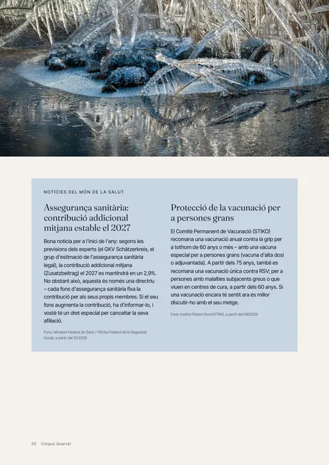 Pàgina 20 de la revista impresa