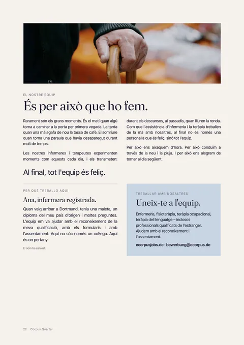 Pàgina 22 de la revista impresa