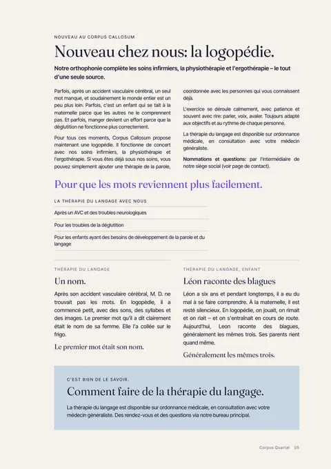 Page 5 de la revue imprimée