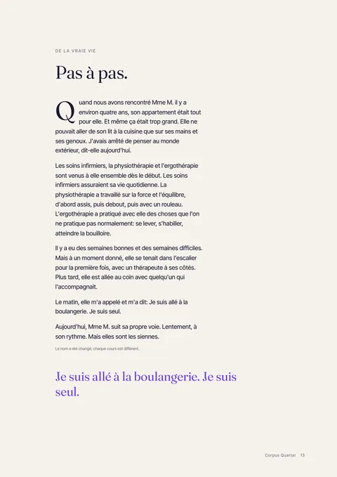 Page 13 de la revue imprimée