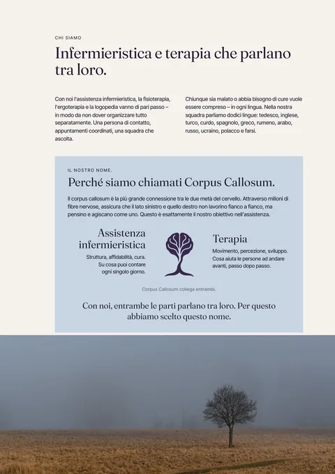 Pagina 3 della rivista stampata