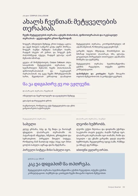 ბეჭდური ჟურნალის 5 გვერდი
