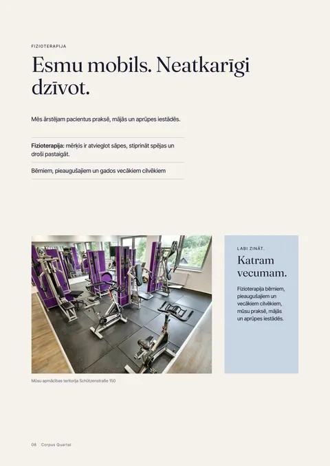 Izstrādātā žurnāla 8 lappuse