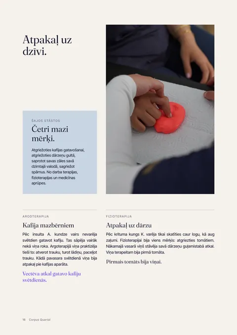 Izstrādātā žurnāla 16 lappuse