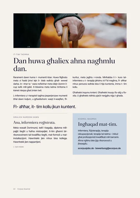 Paġna 22 tal- rivista stampata