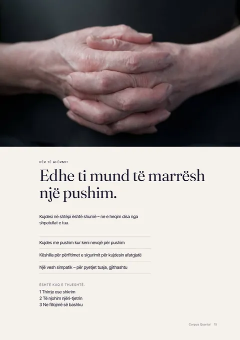 Faqja 15 e revistës së shtypur