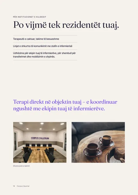 Faqja 18 e revistës së shtypur