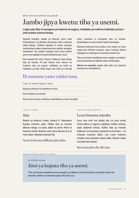 Ukurasa 5 wa gazeti la magazeti