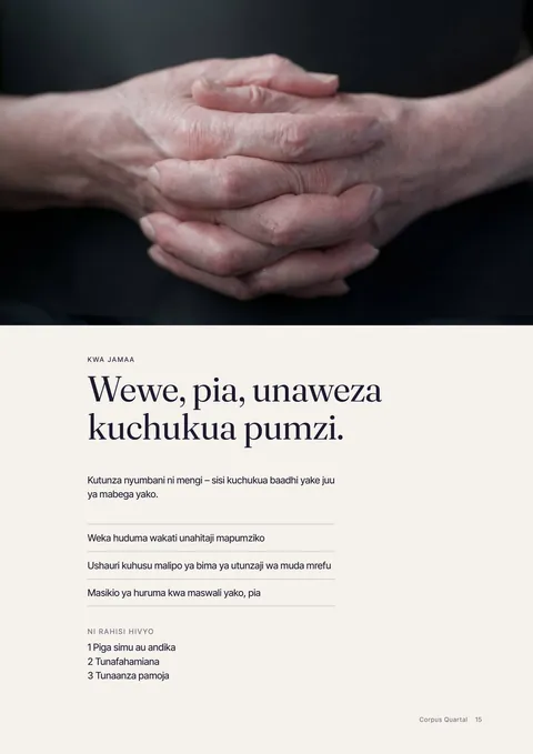 Ukurasa 15 wa gazeti la magazeti